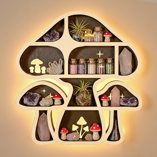 FNYDOX Mushroom Shelf with LED