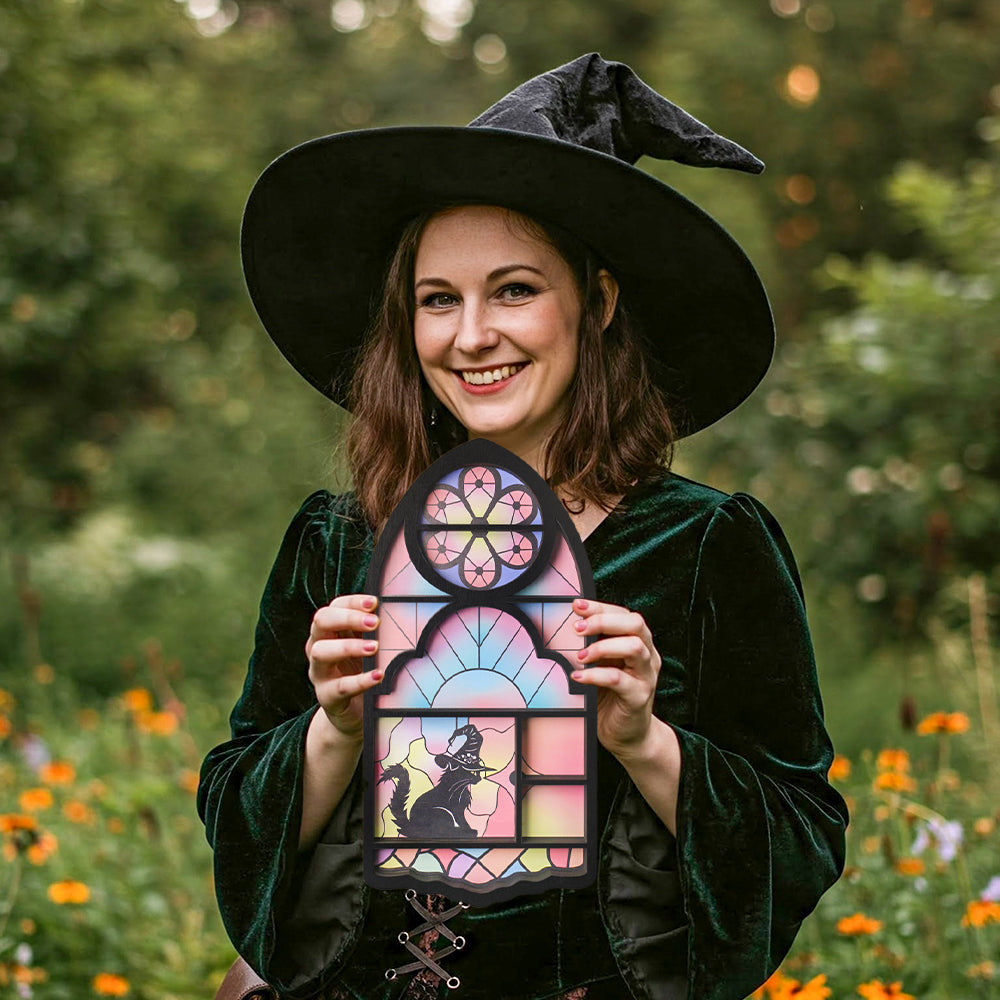 Wooden Floating Shelves for Wall, Cat Shape Wall Shelf Wall Decor Crystal Rock Gem Stone Display Shelf, Trinket Knick Knack Shelf