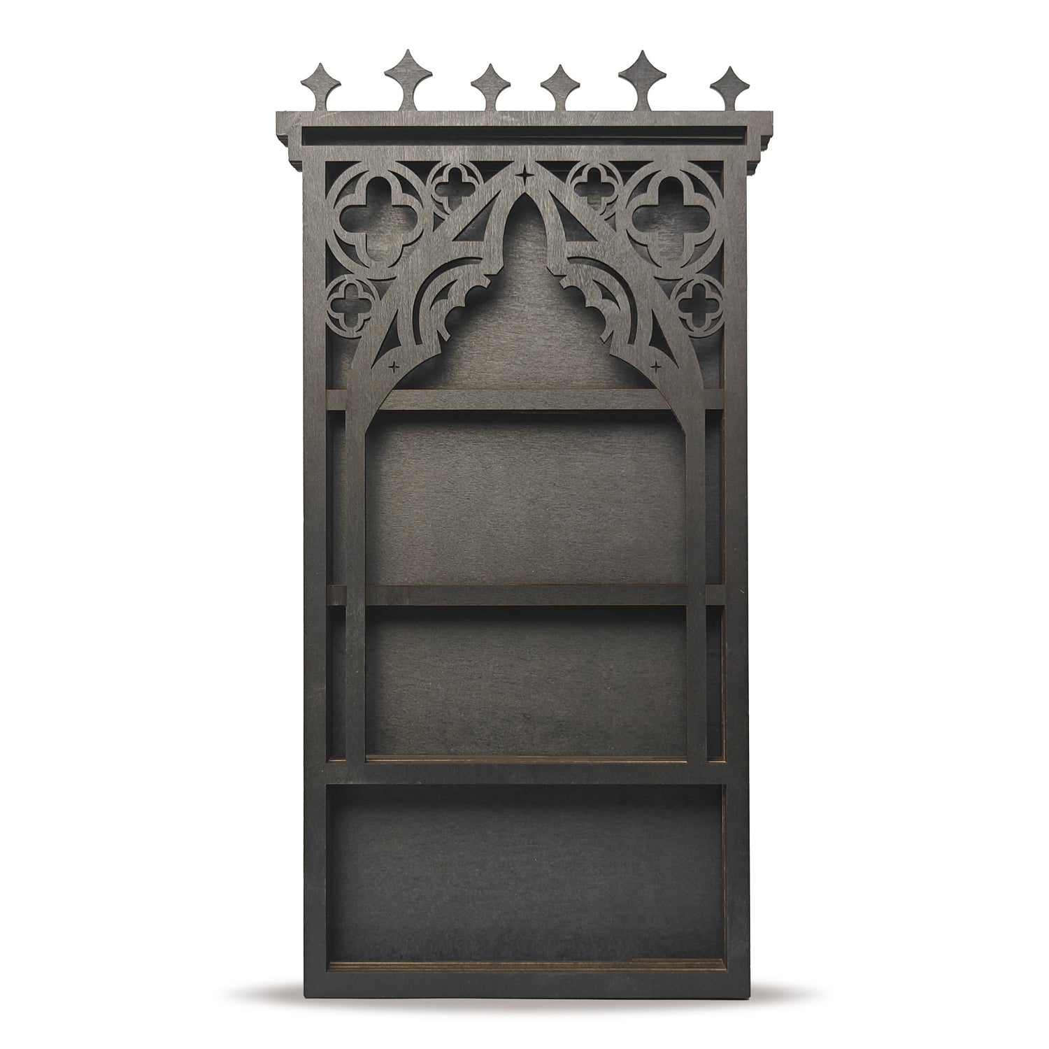 Tower Crystal Display Shelf Wooden Moon Shelf