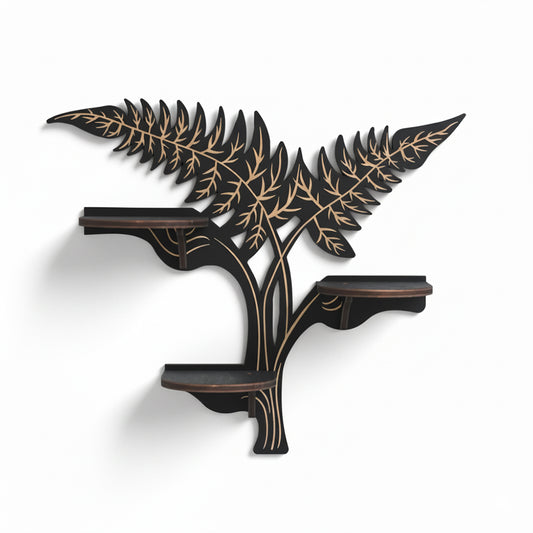 Vine Decor Crystal Display Shelf, Rock Gem Stone Holder, Essential Oils Nail Polish Organizer, Gothic Trinket Knick Knack Shelf Wall Mounted, Witch Witchy Wiccan Home Decoration