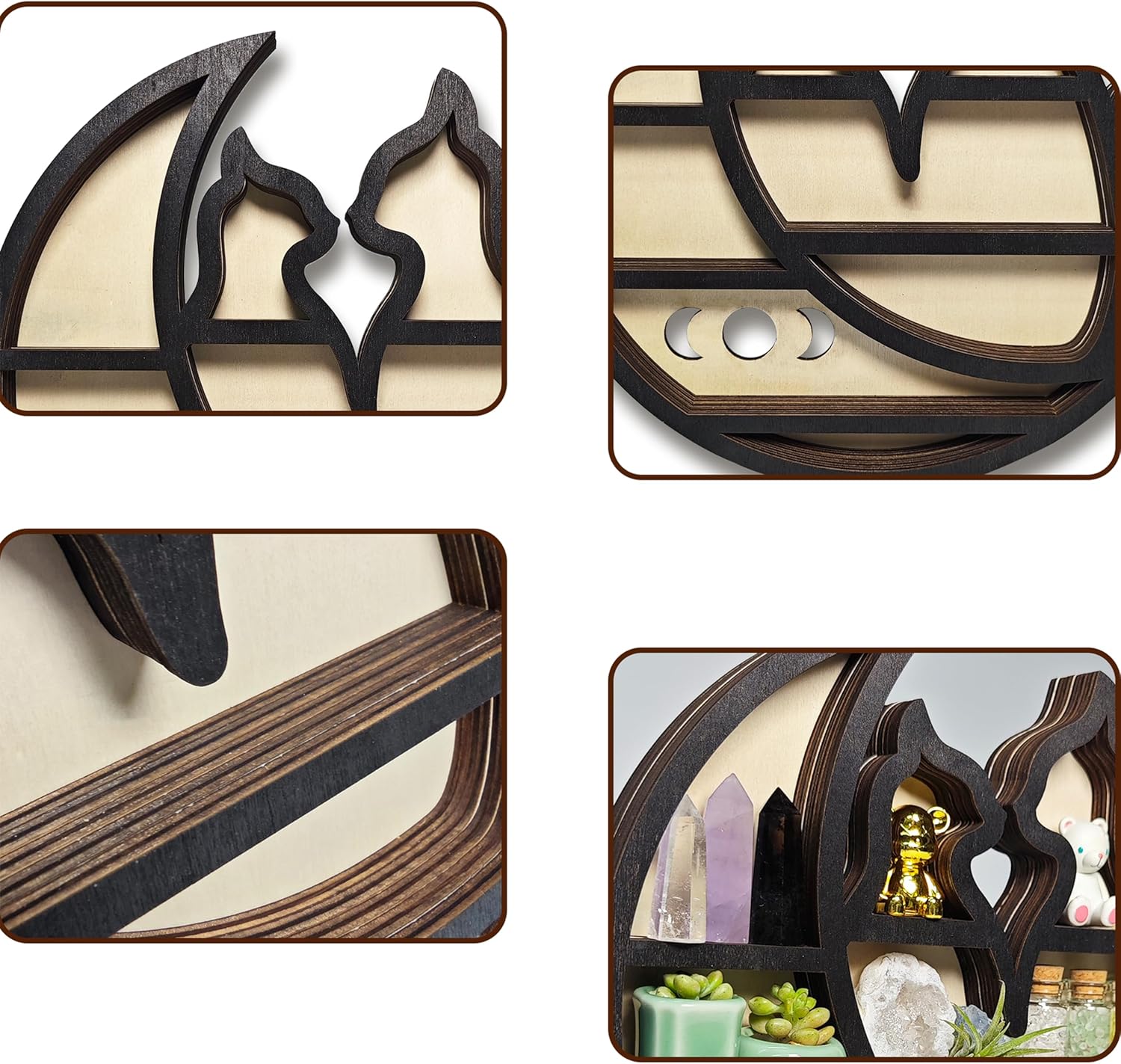 FNYDOX Cats on The Moon Shelf