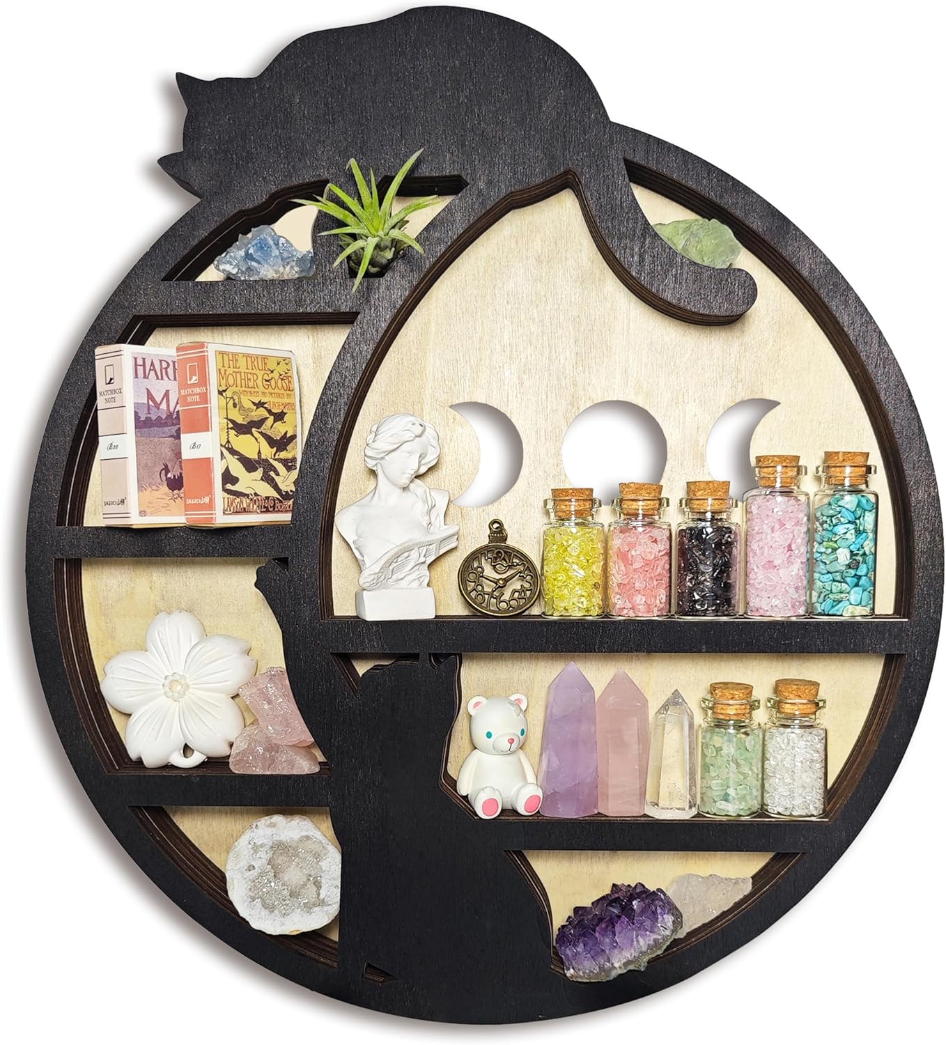 FNYDOX Crystal Display Shelf (Cats & The Moon)