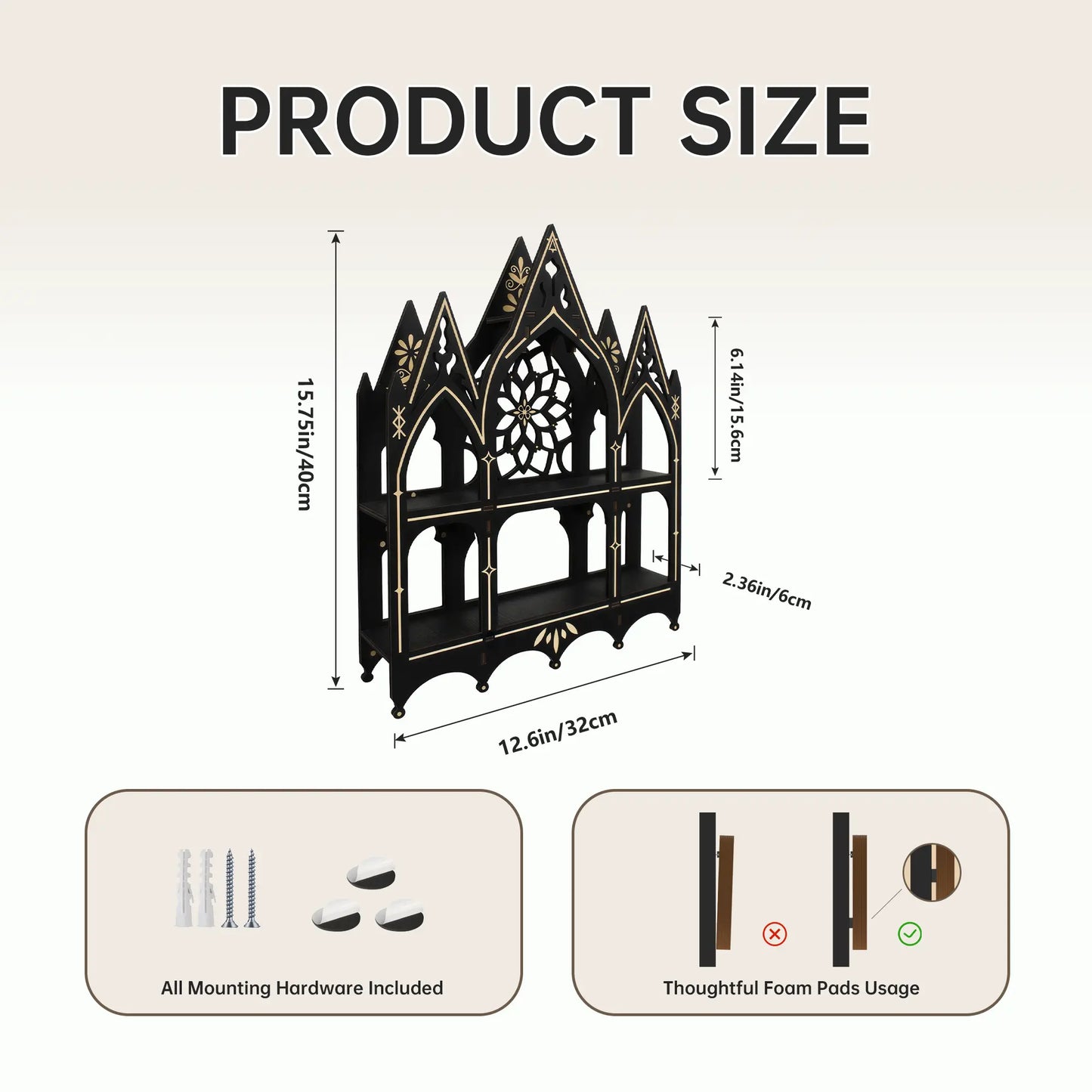 FNYDOX Gothic Trinket Shelf (Church)