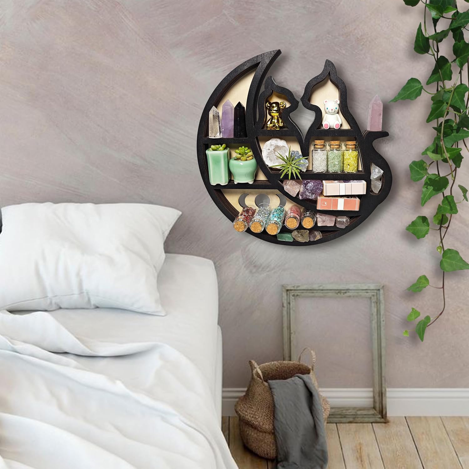 FNYDOX Cats on The Moon Shelf