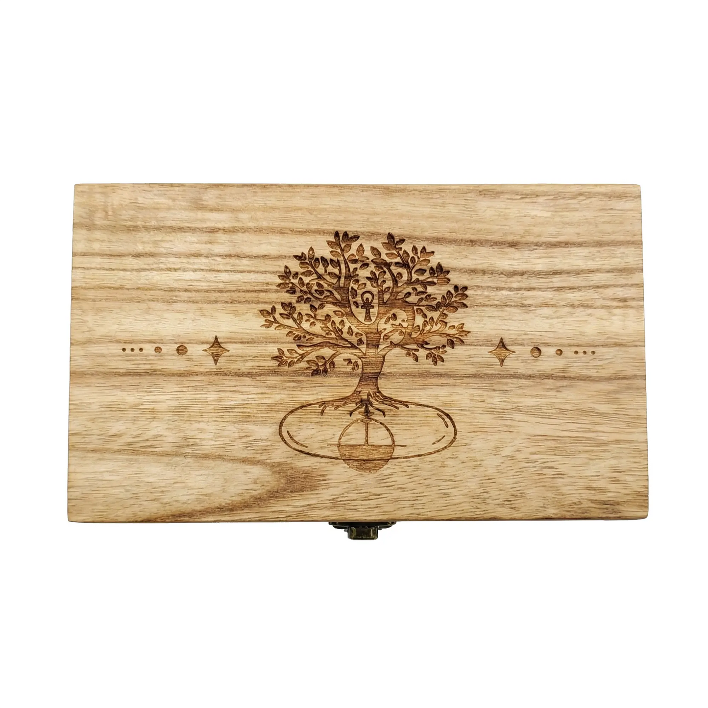 FNYDOX Wooden Memory Box for Keepsakes