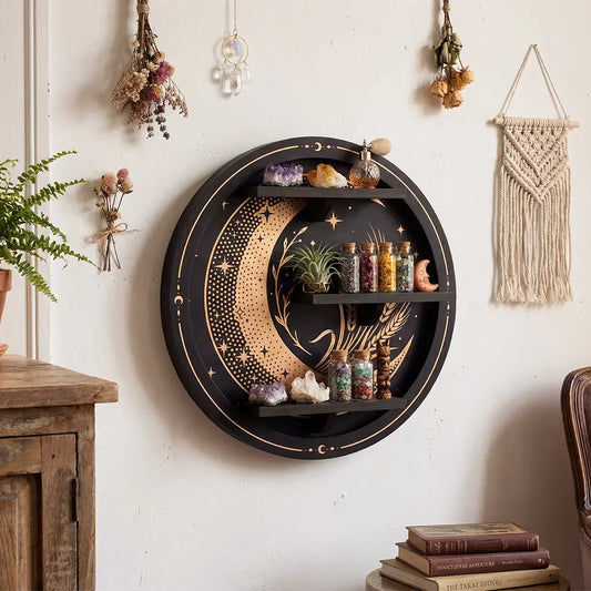FNYDOX Moon Shelf with LED Light