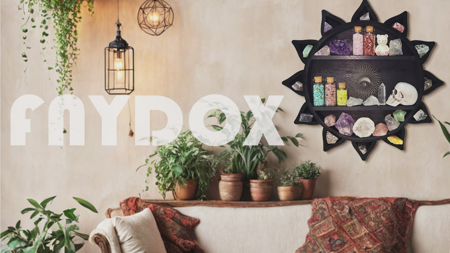 FNYDOX Crystal Display Shelf (Chakra)