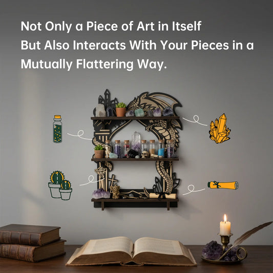 FNYDOX Trinket Shelf with Light (Dragon)