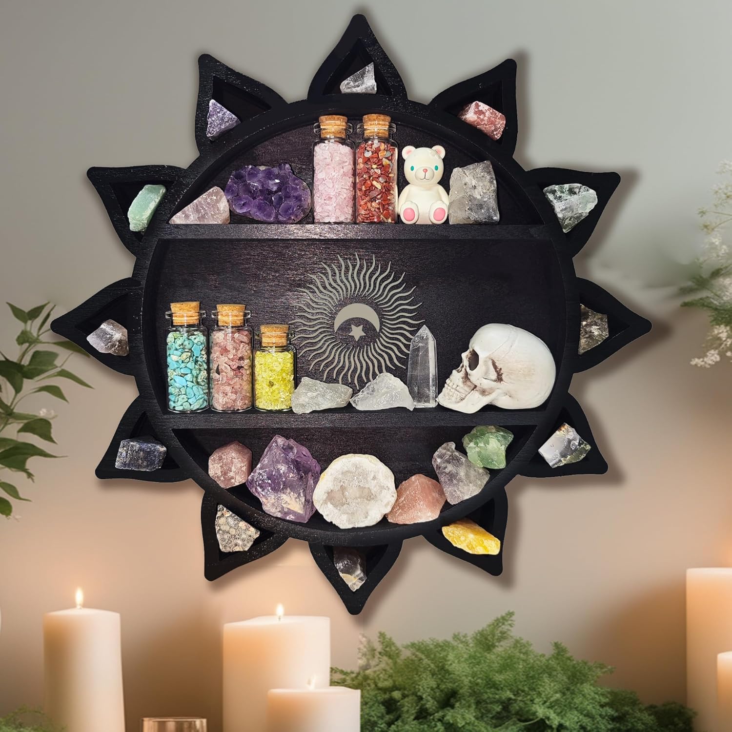 FNYDOX Crystal Display Shelf (Chakra)