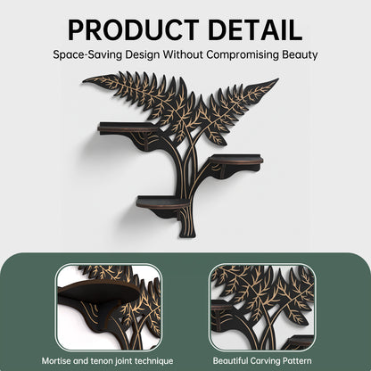 Vine Decor Crystal Display Shelf, Rock Gem Stone Holder, Essential Oils Nail Polish Organizer, Gothic Trinket Knick Knack Shelf Wall Mounted, Witch Witchy Wiccan Home Decoration