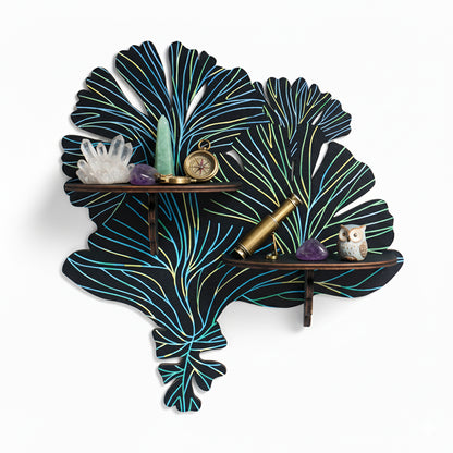 Magic Vine Crystal Display Shelf, Rock Gem Stone Holder, Essential Oils Nail Polish Organizer, Trinket Knick Knack Shelf Wall Mounted, Witch Witchy Wiccan Home Decor