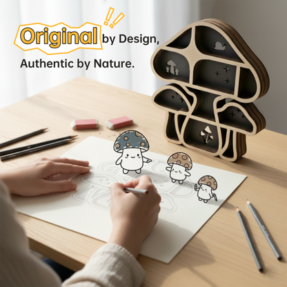 FNYDOX Mushroom Shelf with LED