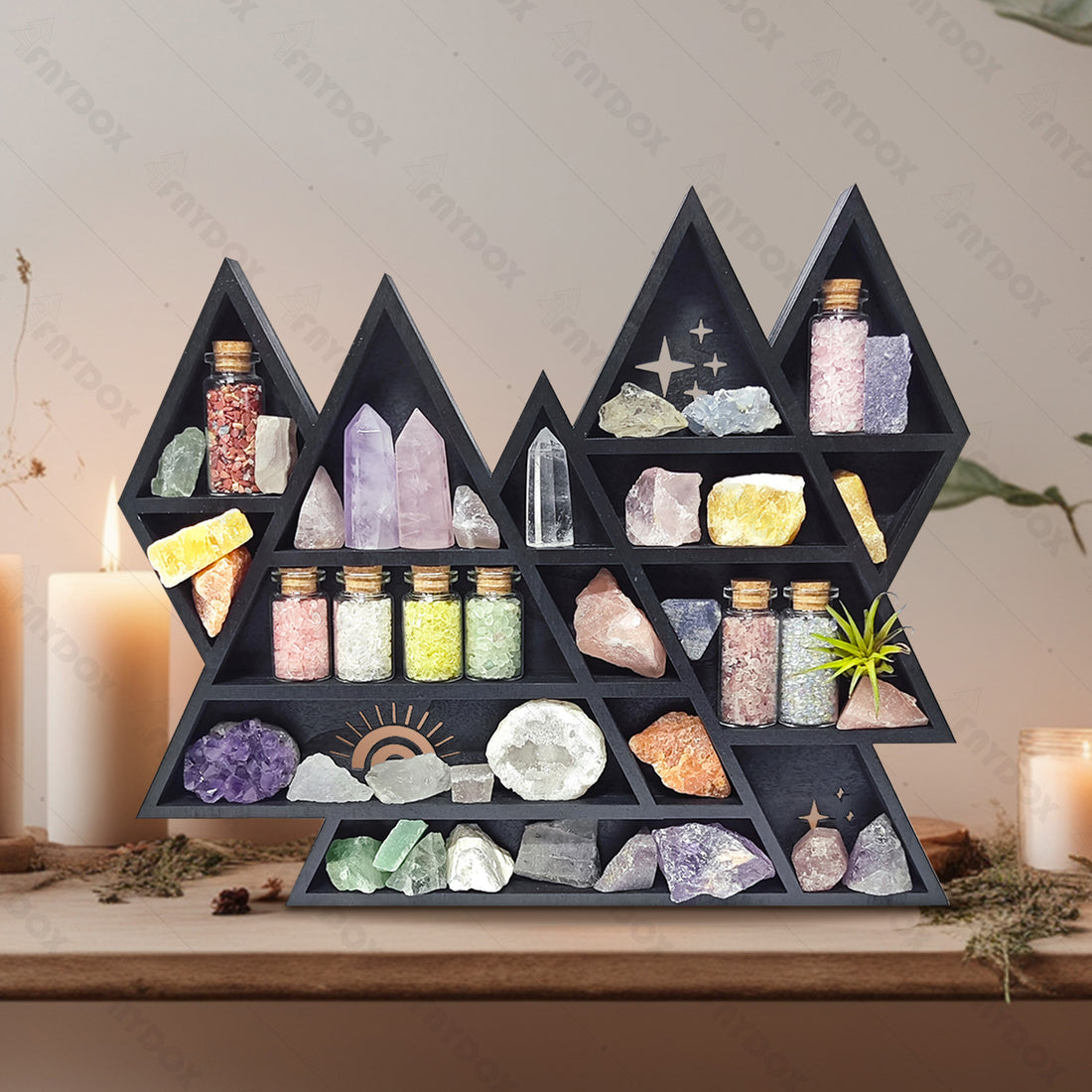 Moon shelf with unique design for room decor