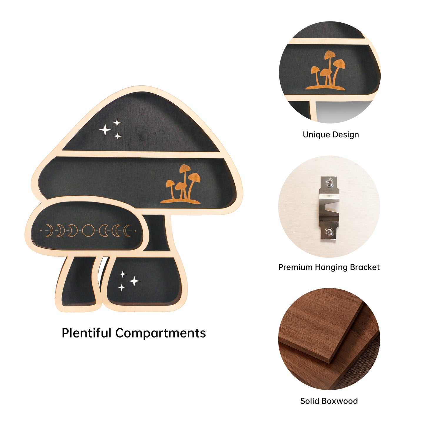 FNYDOX Mushroom Shelf (2 Mushrooms)