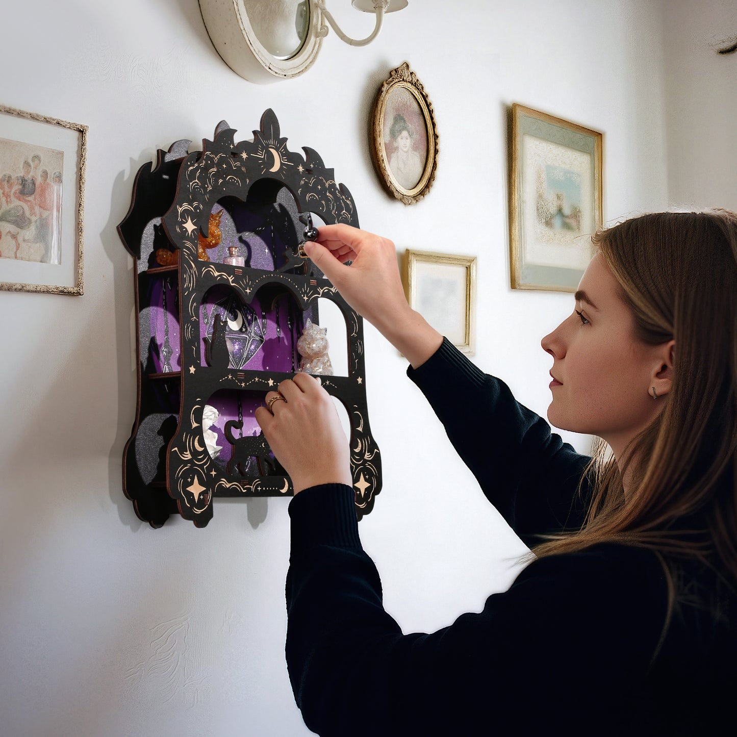 FNYDOX Knick Knack Shelf