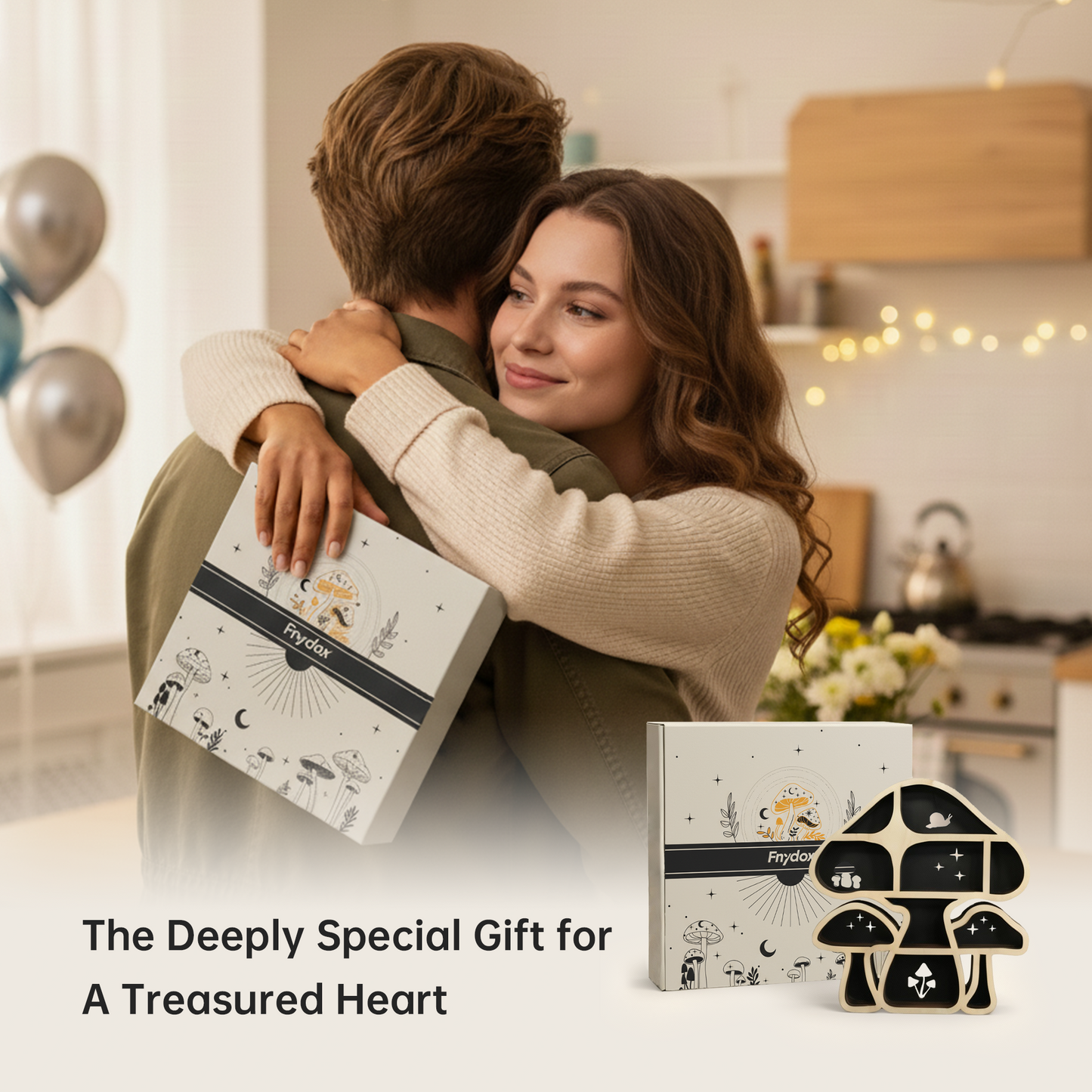 FNYDOX Mushroom Shelf with LED