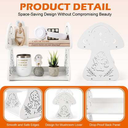 FNYDOX Mushroom Desktop Shelf