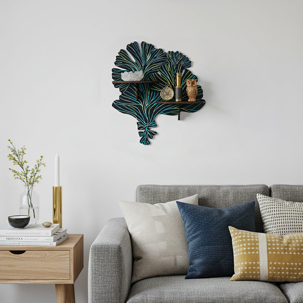 Magic Vine Crystal Display Shelf, Rock Gem Stone Holder, Essential Oils Nail Polish Organizer, Trinket Knick Knack Shelf Wall Mounted, Witch Witchy Wiccan Home Decor