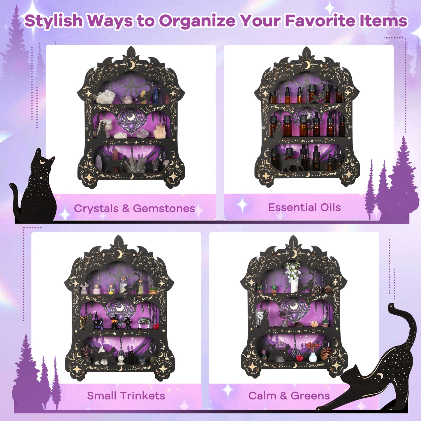 FNYDOX Knick Knack Shelf