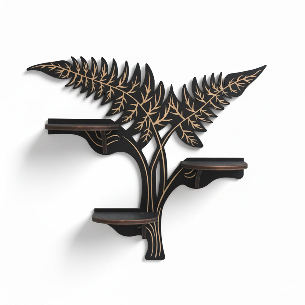 Vine Decor Crystal Display Shelf, Rock Gem Stone Holder, Essential Oils Nail Polish Organizer, Gothic Trinket Knick Knack Shelf Wall Mounted, Witch Witchy Wiccan Home Decoration