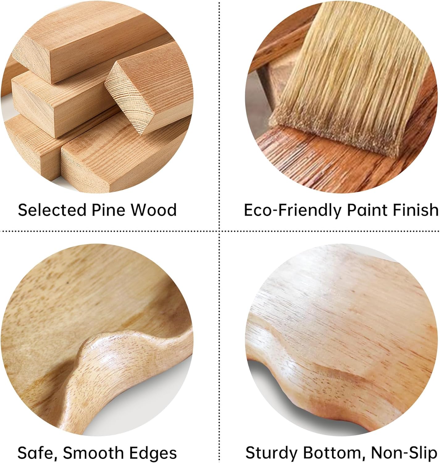 Crystal Tray for Rocks, Gems, and Healing Stones, Wooden Offering Bowl, Crystal Storage Holder, Decorative Display Tray, Crystal Organizer, Zen Bowl, Tray for Essential Oils