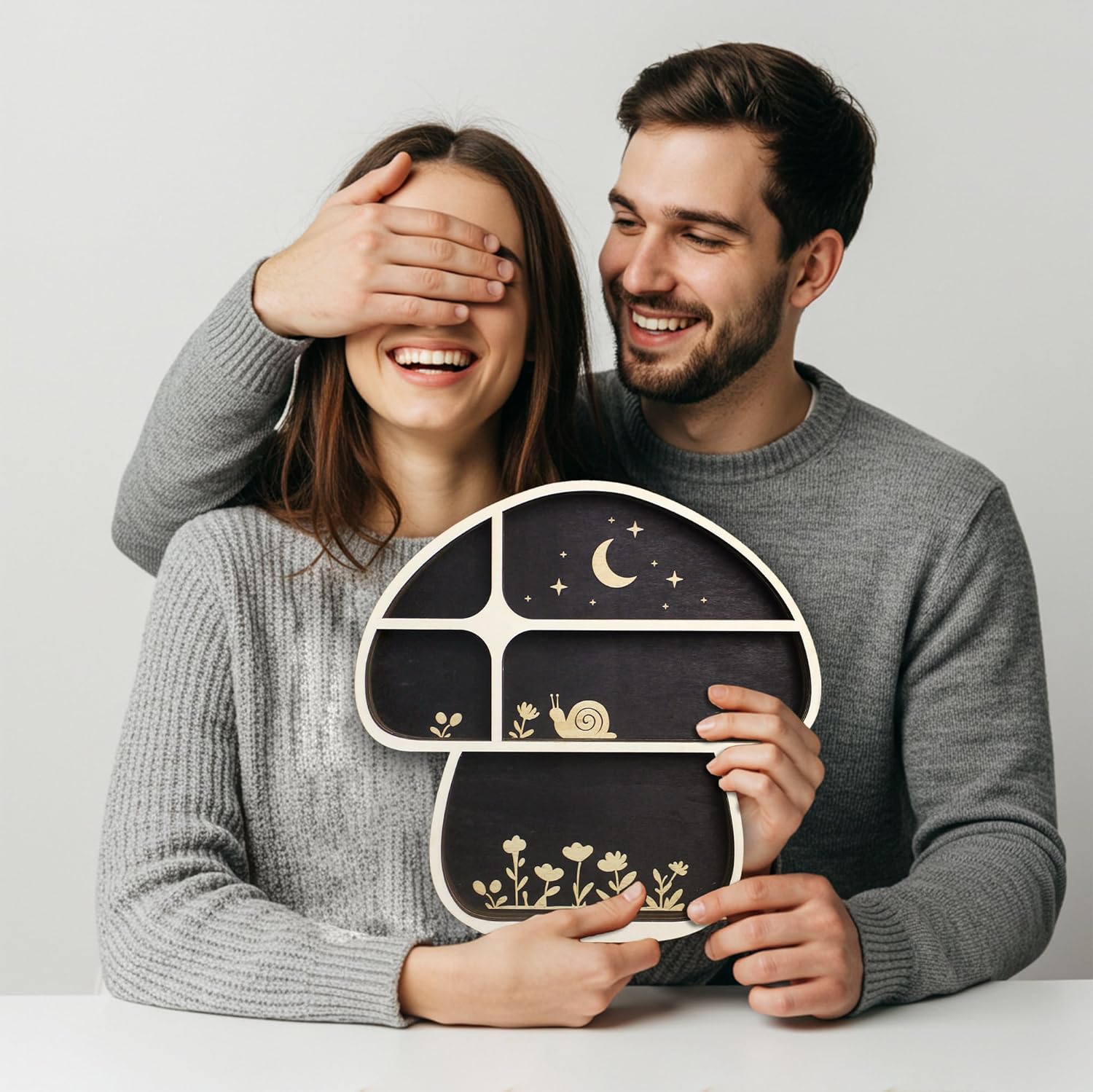 Mushroom Decor, Mushroom Shelf Cute Wall Decor for Mushroom Lovers, Witchy Decor Trinket Knick Knack Shelves, Spiritual Decor Crystal Shelf, Oddities and Curiosities Cute Shelves