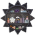Sun&Moon&Stars Crystal Display Shelf, Trinket Shelf Witchy Home Decor Boho Decorative Wall Mounted Shelf Wooden Sun Moon Shelf Rock Case Stone Storage Floating Hanging Holder
