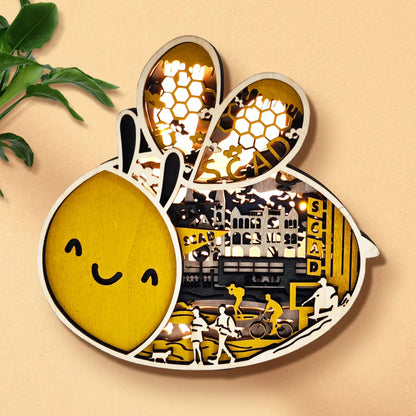 FNYDOX SCAD Souvenir Cute Bee Decor Gift for Students &amp; Alumni
