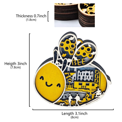 FNYDOX Bee Magnet Gift for SCAD (Savannah College of Art and Design)