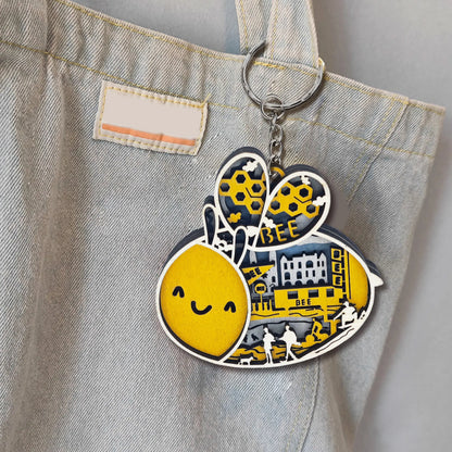 FNYDOX Bee Magnet Gift for SCAD (Savannah College of Art and Design)