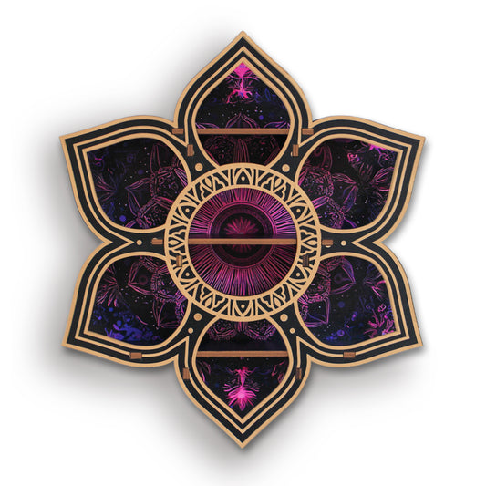 [Floating Shelf] 1pc Wooden Wall Shelf for Crystals Rocks Gems Healing Stones, Trinket Knick Knack Shelf Crystals Holder Organizer, Wooden Wall Shelf for Witch Witchy Wiccan Decor Spiritual Gifts