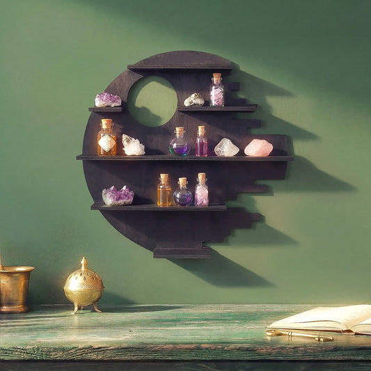 FNYDOX Crystal Display Shelf with RGB Light