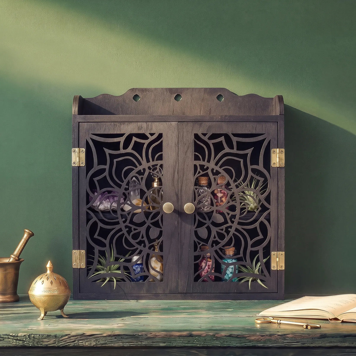 FNYDOX Black Desktop Cabinet