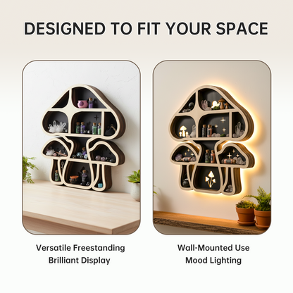 FNYDOX Mushroom Shelf with LED