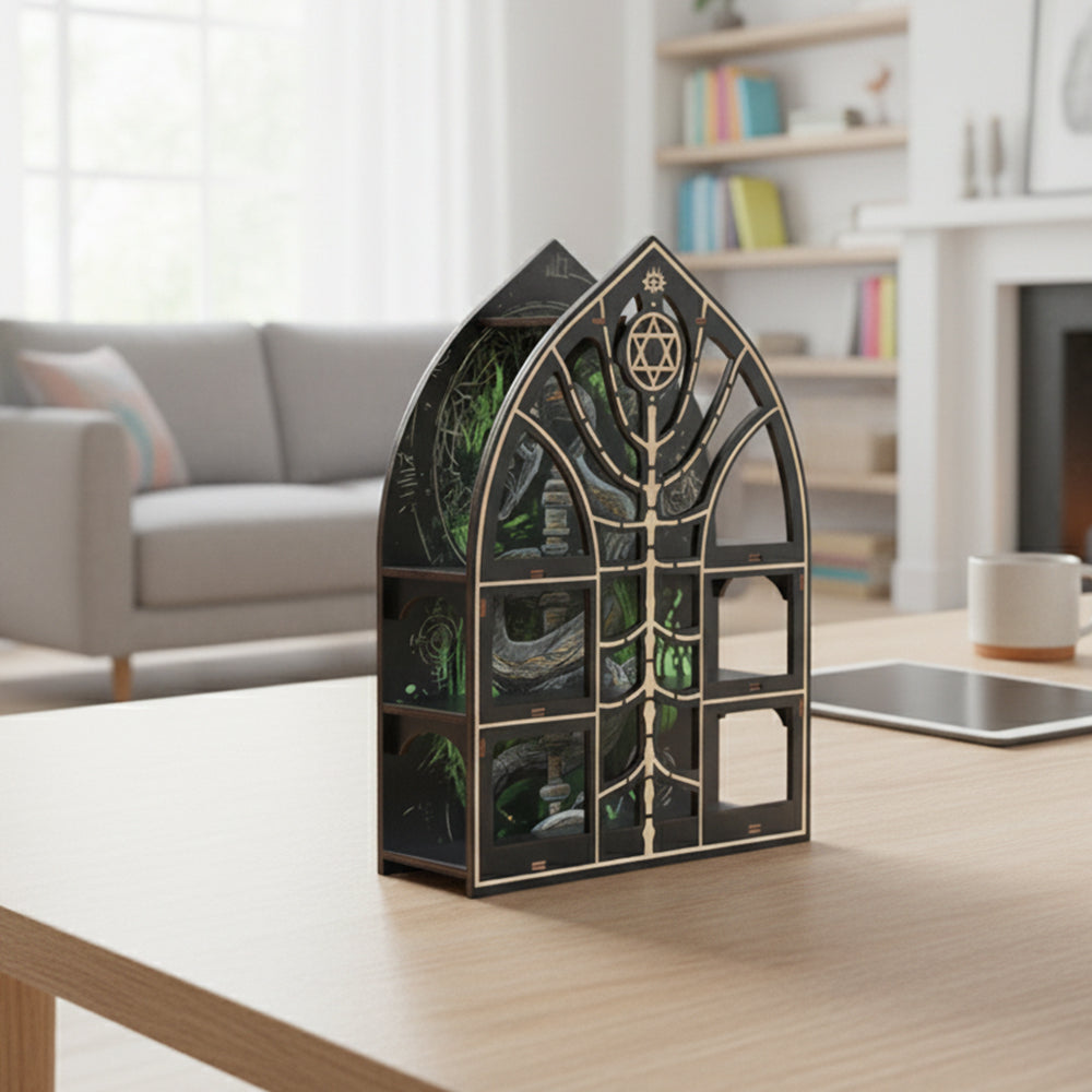 FNYDOXGI Wooden Floating Shelf, Gothic Trinket Display Shelf & Crescent Moon Wall Decor For Rocks Gems Healing Stones Crystals Display, Celestial Decor Crystal Holder Witchy Wall Decor, Halloween Decoration, Halloween Wall Decor Gift