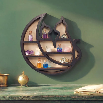 FNYDOX Cats on The Moon Shelf