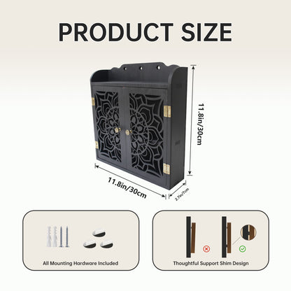 FNYDOX Black Desktop Cabinet