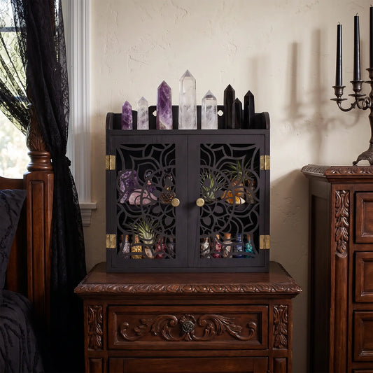 FNYDOX Black Desktop Cabinet