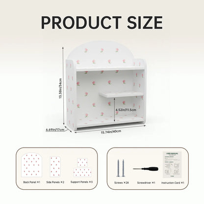 FNYDOX Desk Shelf Desktop Organizer (White)