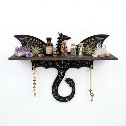 FNYDOX Fantasy Decor Dragon Shelf