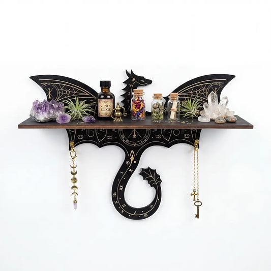 FNYDOX Fantasy Decor Dragon Shelf
