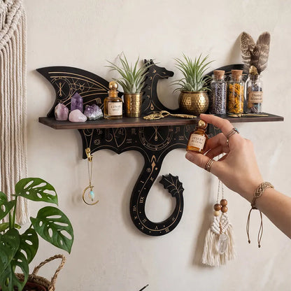 FNYDOX Fantasy Decor Dragon Shelf