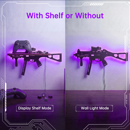 FNYDOX Cool Room Decor - UMP Gun Shelf