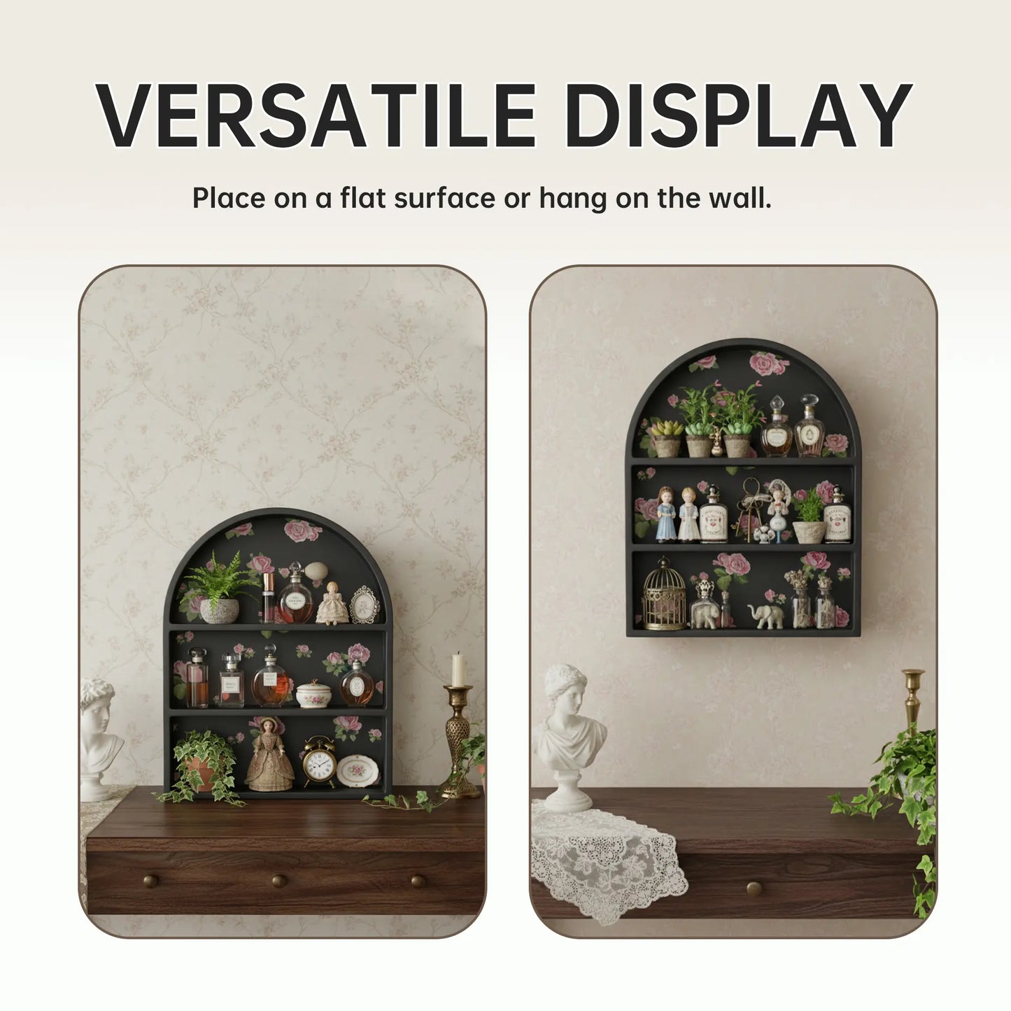 FNYDOX Arched Wall Shelf (Rose)