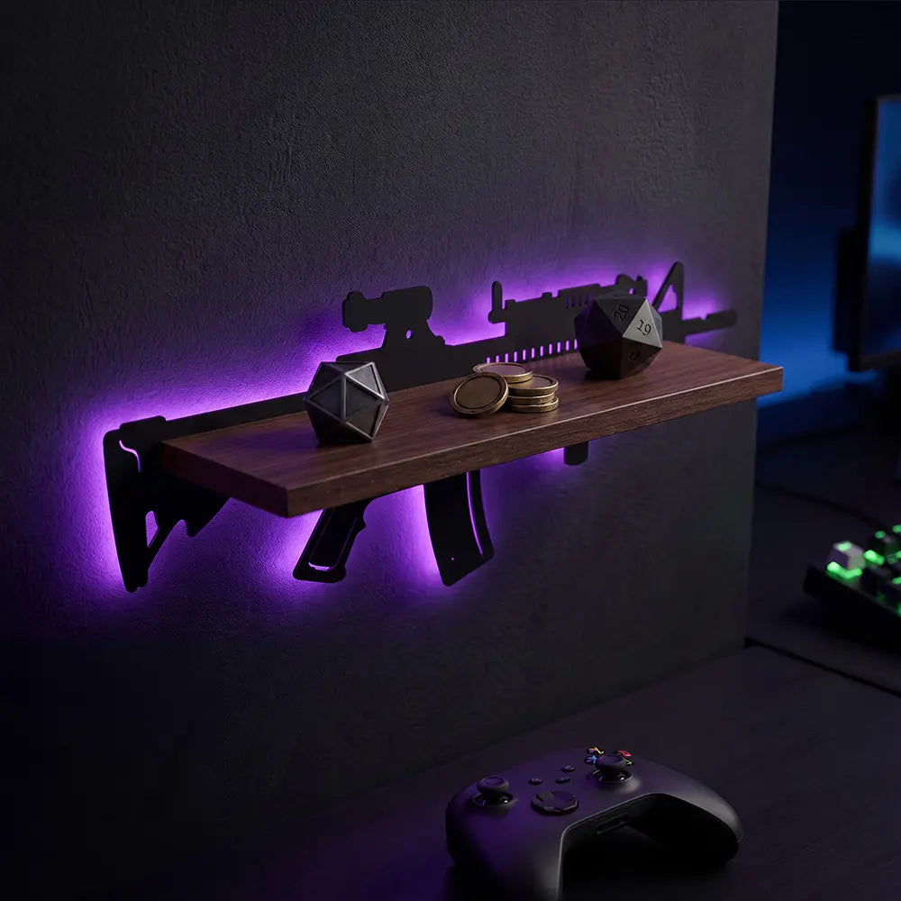 FNYDOX Room Decor for Men - M416 Gun Shelf