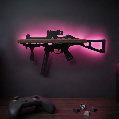 FNYDOX Cool Room Decor - UMP Gun Shelf