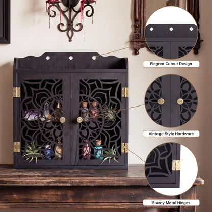 FNYDOX Black Desktop Cabinet