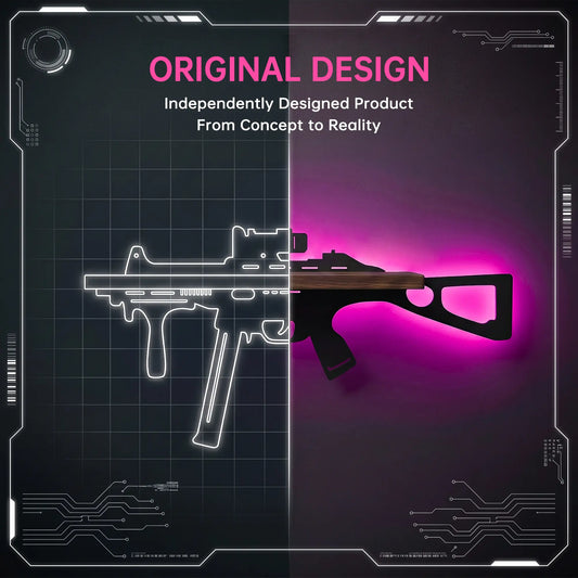 FNYDOX Cool Room Decor - UMP Gun Shelf