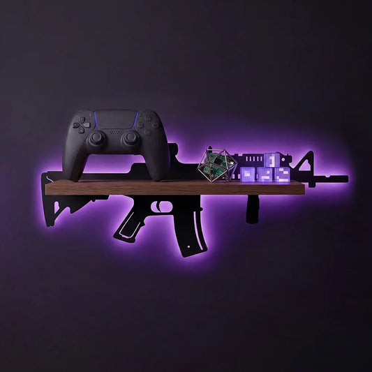 FNYDOX Room Decor for Men - M416 Gun Shelf