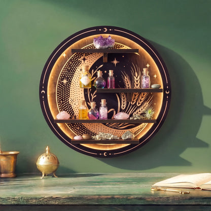 FNYDOX Moon Shelf with LED Light